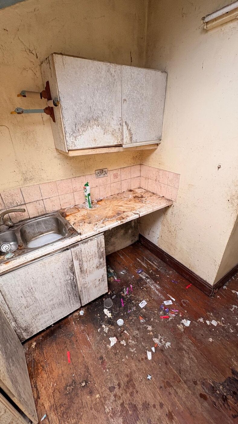Before 5, Hoarder House Clean St Just, Cornwall