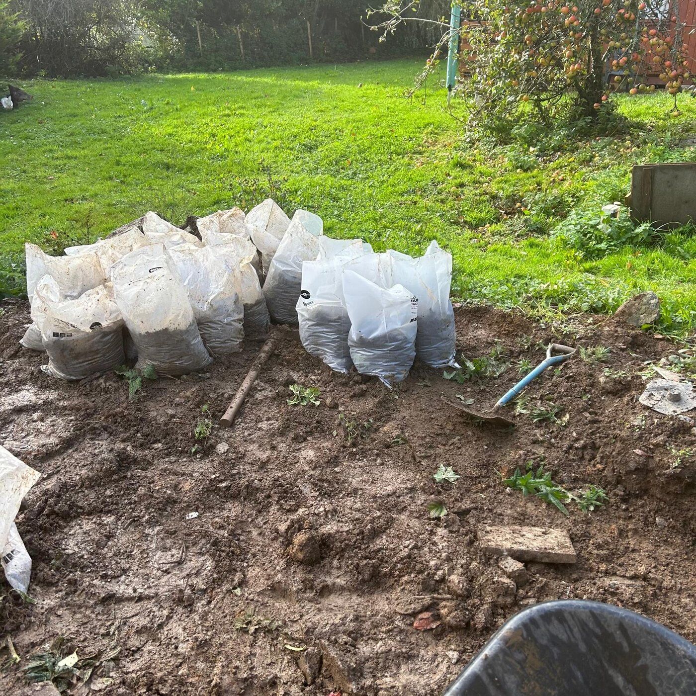Before 4, Soil Removal Leedstown, Cornwall