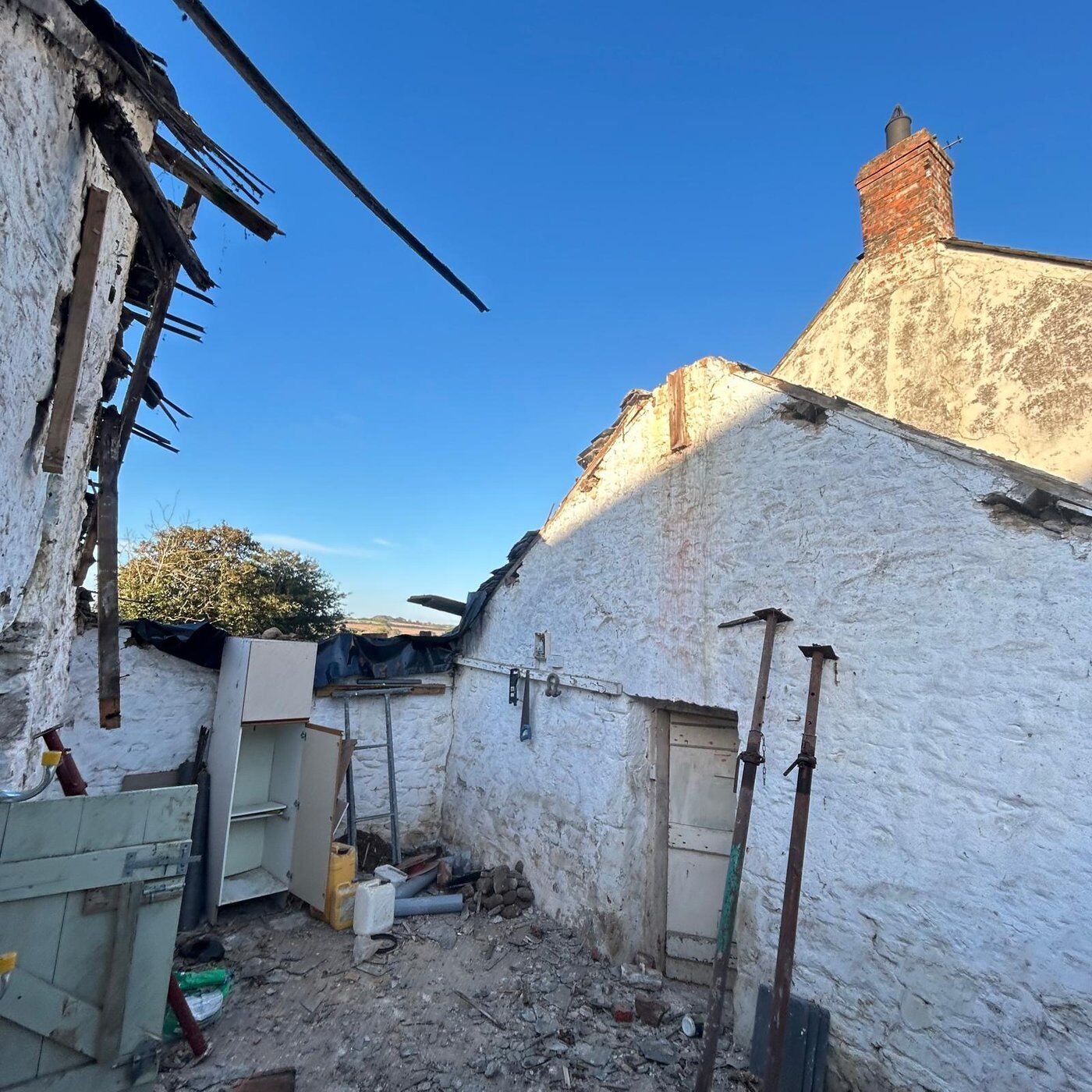 Before, Soft Demolition Trescow, Cornwall