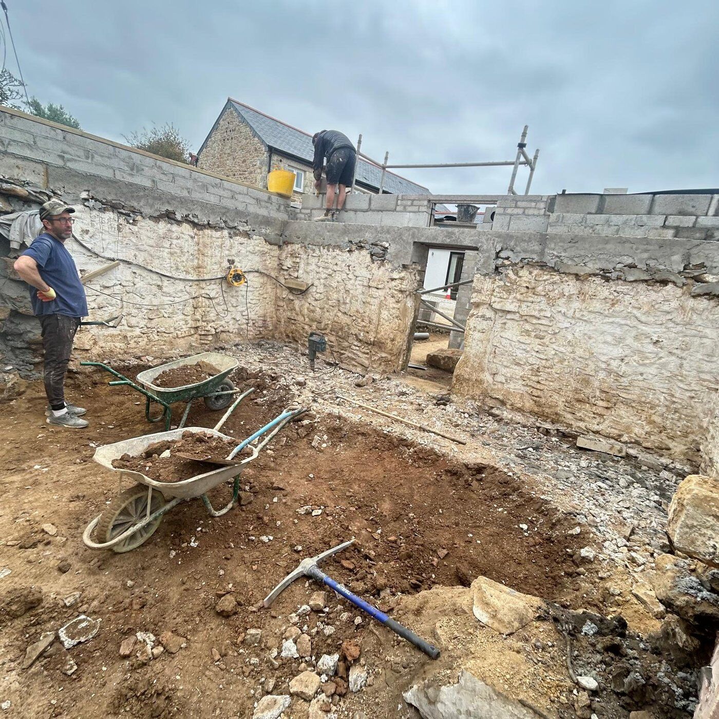 Before 8, Soft Demolition Trescow, Cornwall