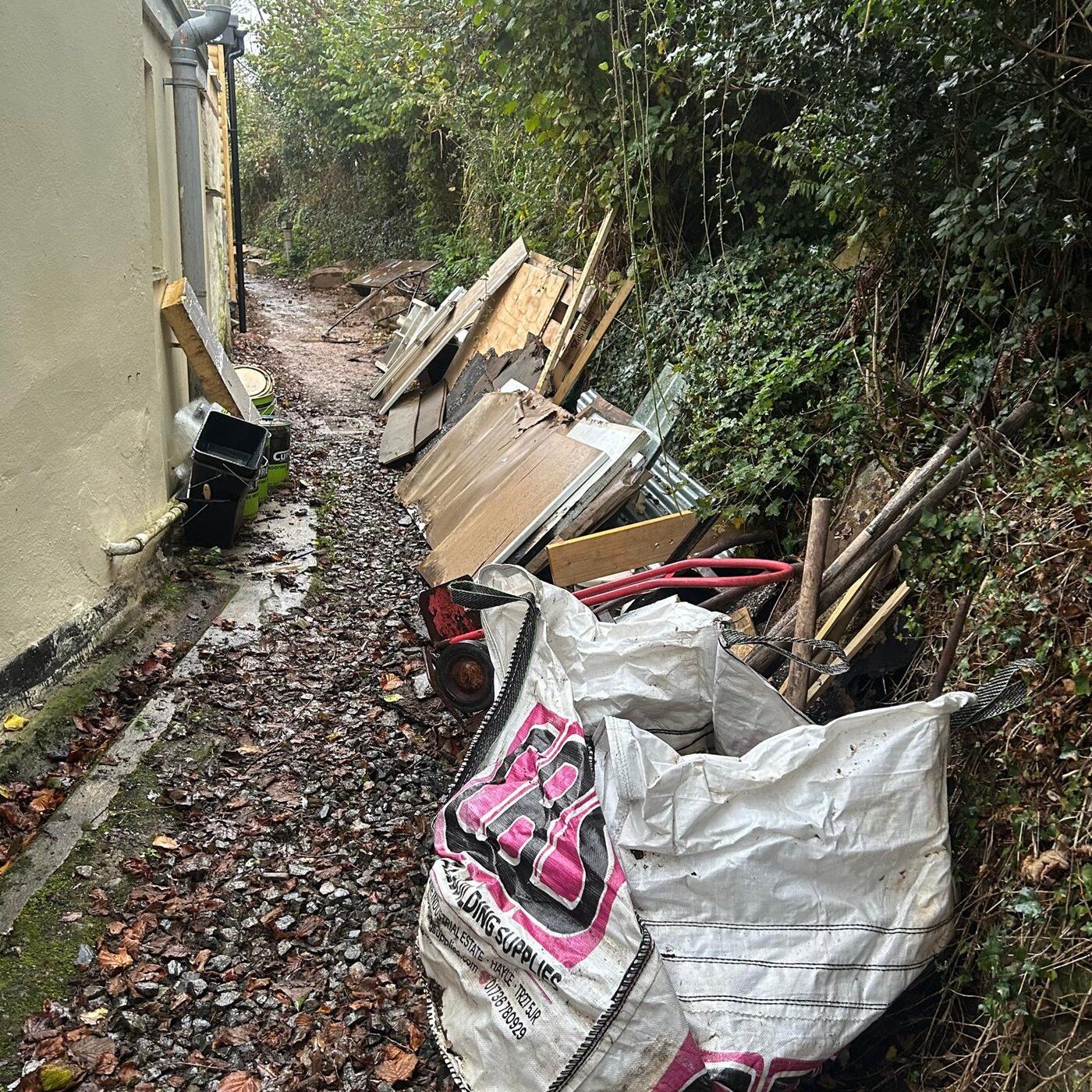 Before, Rubbish Removal Leedstown, Cornwall