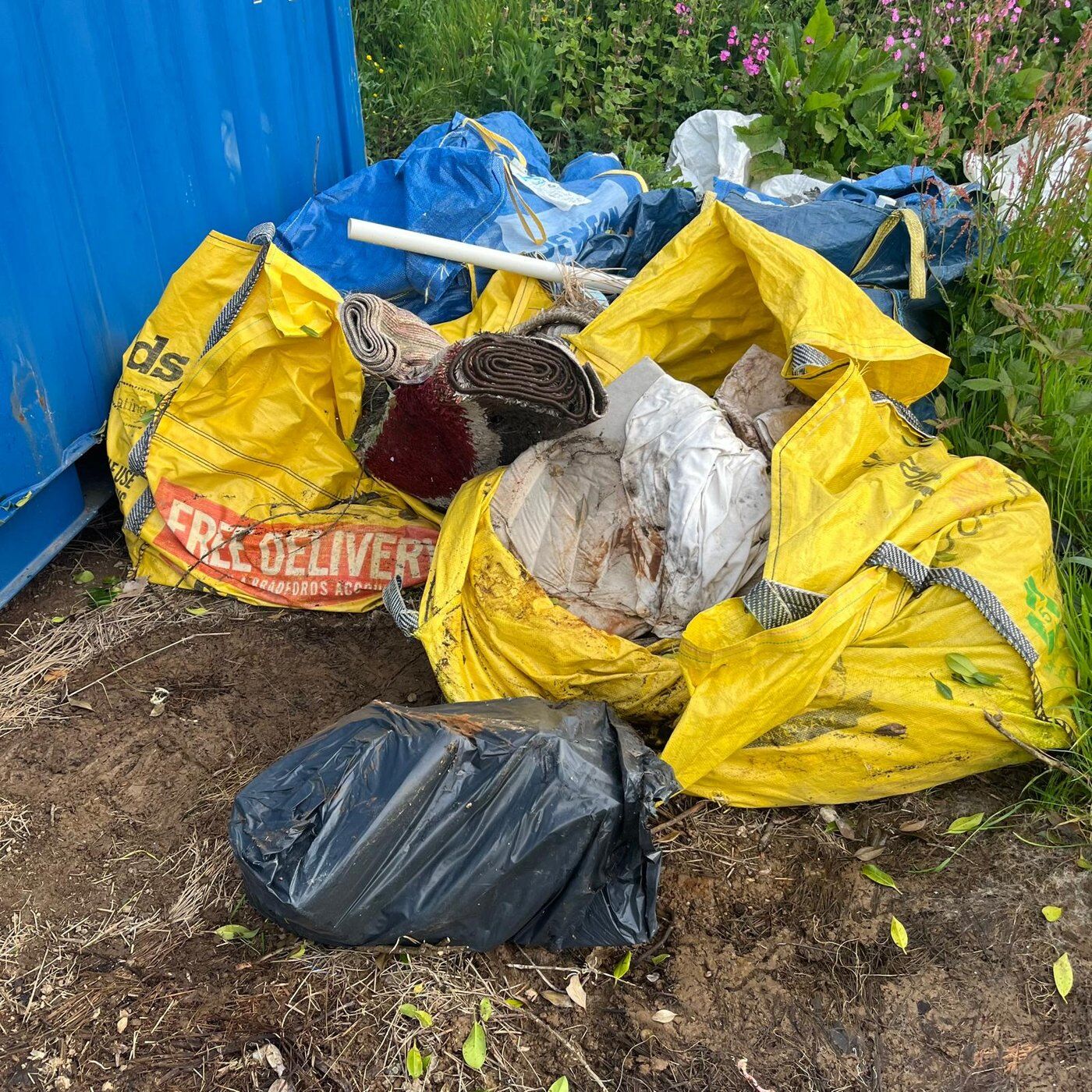 Before, Rubbish Removal Fraddam, Cornwall