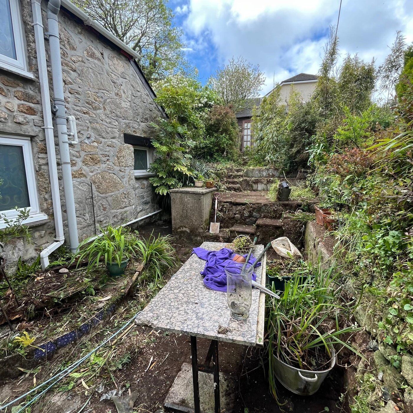 Before 7, Garden Clearance Higher Drift, Cornwall