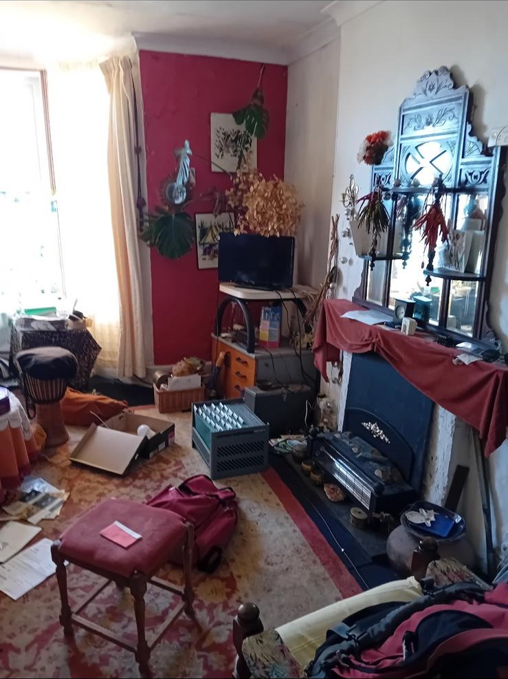 Before: Bereavement Clearance in Bodmin, Cornwall