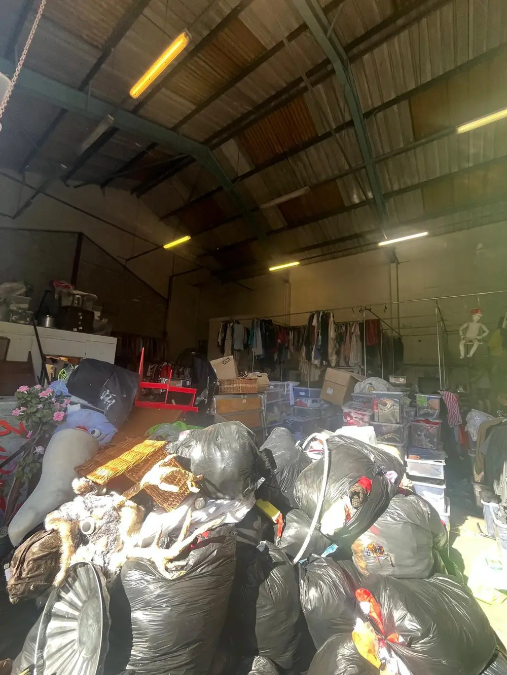 Before: Warehouse Clearance in Hayle for Kids R Us